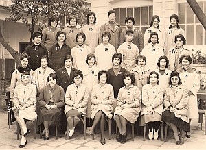 SIDI BEL ABBES COLLEGE MODERNE DE JEUNES FILLES 1961 1 ERE M1